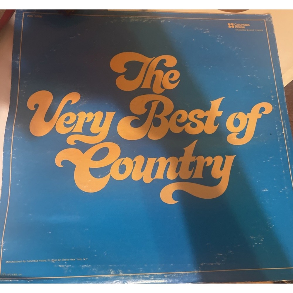 1972 Various The Very Best Of Country Vinyl Record LP Columbia House P2S 5706